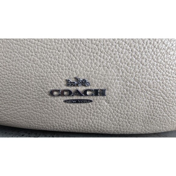 New Coach CH508 Mara Hobo Pebble Leather Shoulder bag Sandy Beige Multi - Picture 5 of 9